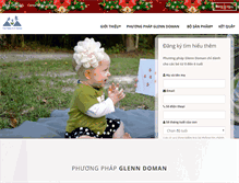 Tablet Screenshot of glenndomanvietnam.com